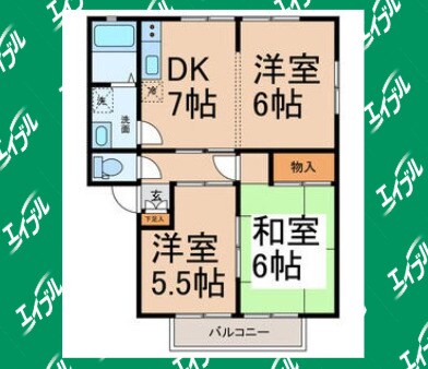 間取り図 サンガーデン緑ヶ丘
