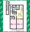 ソレイユみのり 2DKの間取り