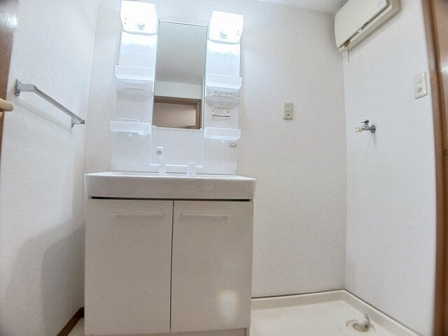 スペースが確保できる洗面所です ソレイユみのり