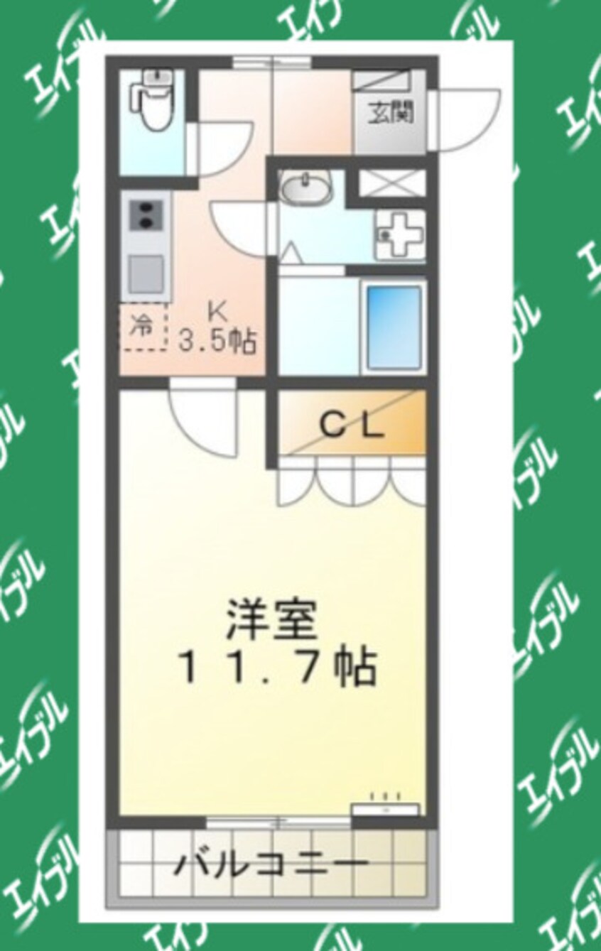 間取図 Ｔ．コオリナ