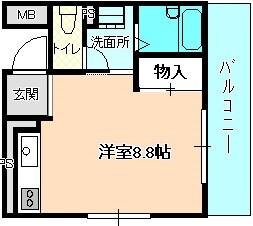 間取り図 シェルコート則武