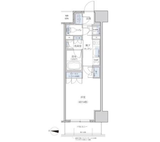 間取り図 パークアクシス名駅南グランデ