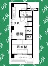 第7スカイビル 1LDKの間取り