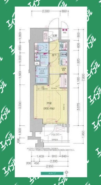 間取り図 プレサンス鶴舞駅前レジス