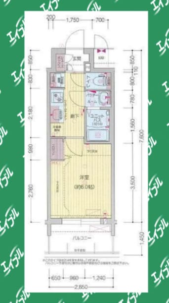 間取図 プレサンス新栄ユリシス