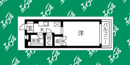 間取り図 名古屋市営地下鉄東山線/高畑駅 徒歩7分 3階 築30年