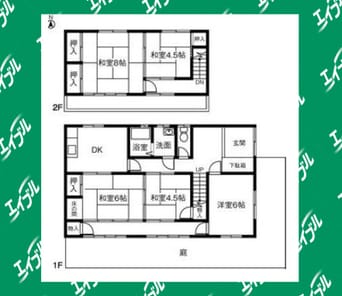 間取図 豊明市栄町貸家
