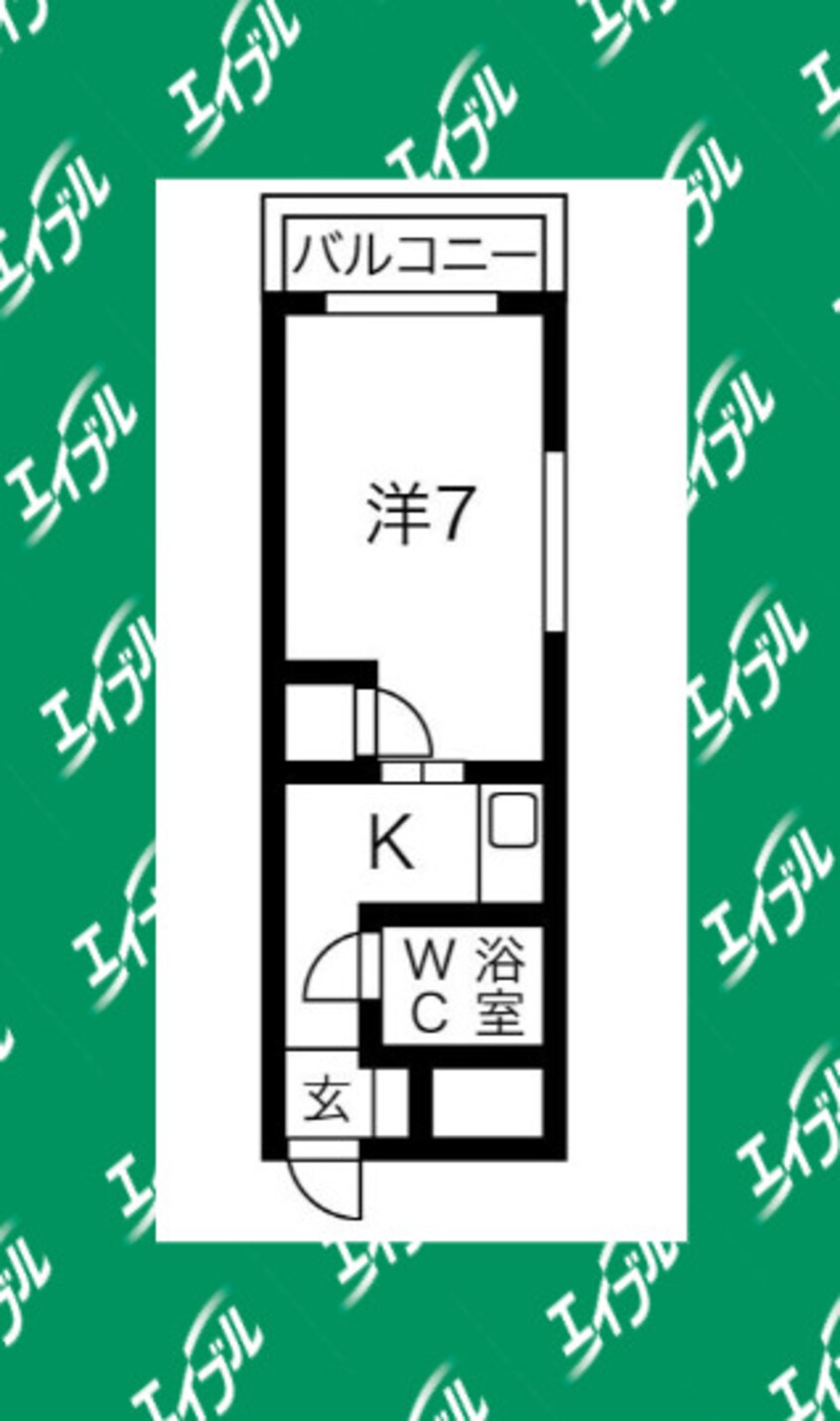 間取図 名古屋市営地下鉄桜通線/高岳駅 徒歩8分 4階 築37年