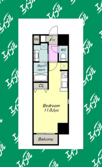 間取図 名古屋市営地下鉄東山線/高畑駅 徒歩9分 10階 築9年