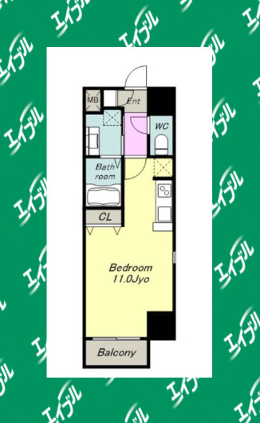 間取図 名古屋市営地下鉄東山線/高畑駅 徒歩9分 10階 築9年