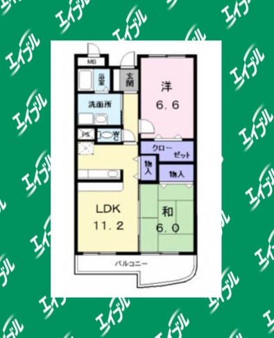 間取り図 近鉄名古屋線/伏屋駅 徒歩9分 3階 築25年