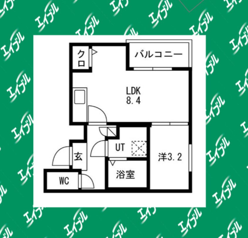 間取図 名古屋市営地下鉄東山線/八田駅 徒歩4分 2階 1年未満