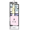ブランシュ（Ｂｌａｎｃｈｅ） 1Kの間取り