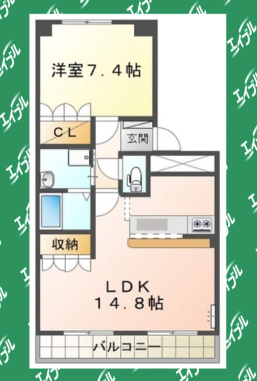 間取図 ステイタカダ