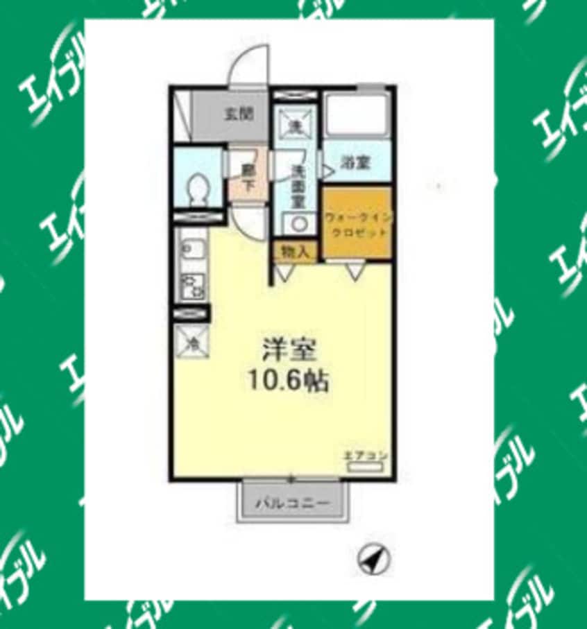 間取図 名鉄常滑線・空港線/常滑駅 徒歩37分 2階 築18年