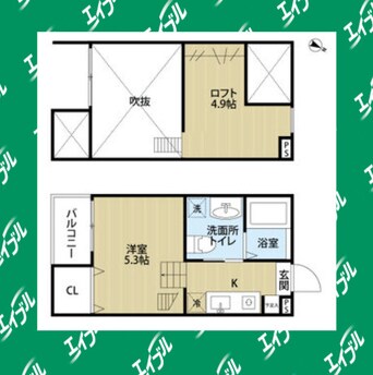 間取図 名古屋市営地下鉄東山線/中村公園駅 徒歩10分 1階 築11年