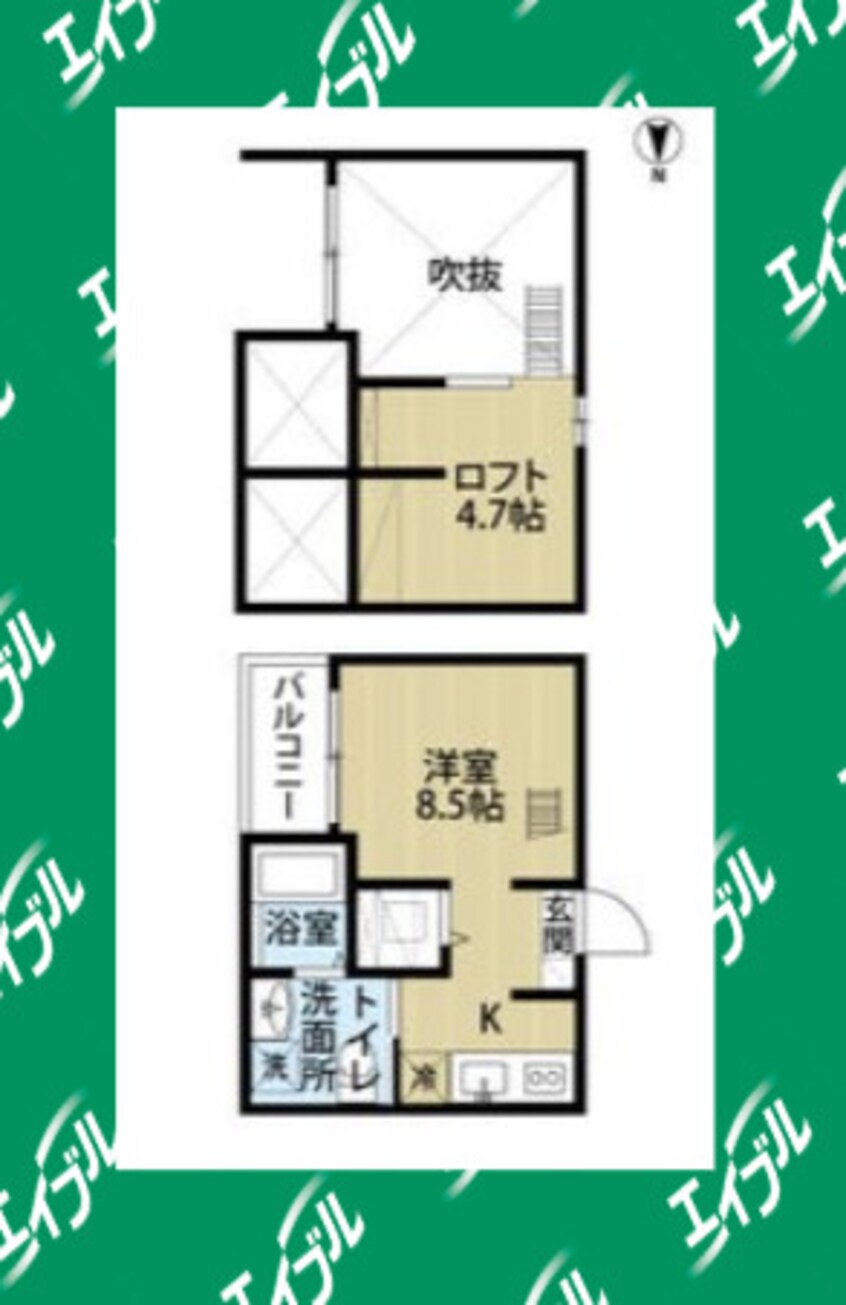 間取図 近鉄名古屋線/黄金駅 徒歩5分 1階 築11年
