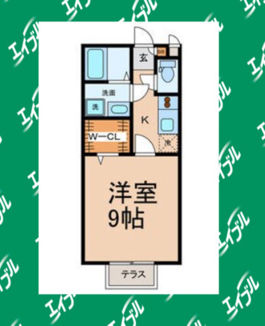 間取図 名古屋市営地下鉄東山線/岩塚駅 徒歩5分 1階 築17年