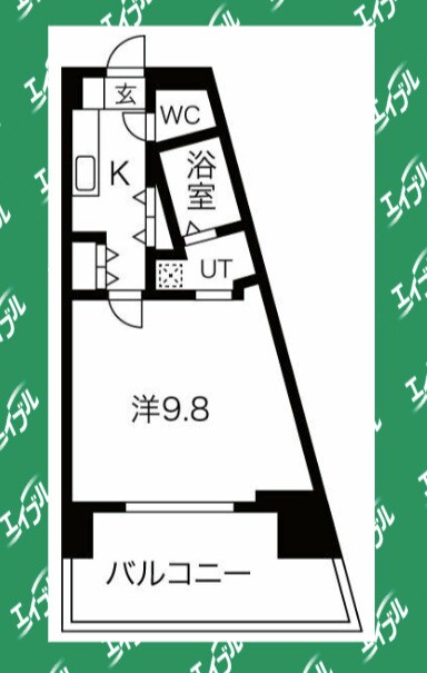 間取り図 中央本線<中央西線>/鶴舞駅 徒歩9分 7階 築3年