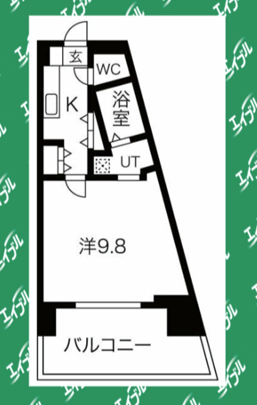 間取図 中央本線<中央西線>/鶴舞駅 徒歩9分 7階 築3年