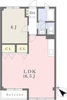 名古屋市営地下鉄鶴舞線/上小田井駅 徒歩10分 3階 築47年 1LDKの間取り
