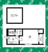 コーポすずな 1Kの間取り
