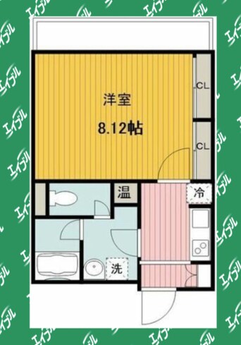 間取図 名古屋市営地下鉄東山線/千種駅 徒歩8分 8階 築17年