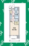 名古屋市営地下鉄鶴舞線/浅間町駅 徒歩2分 8階 1年未満 1Kの間取り