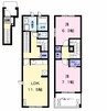 ラフレシール　Ⅰ 2LDKの間取り