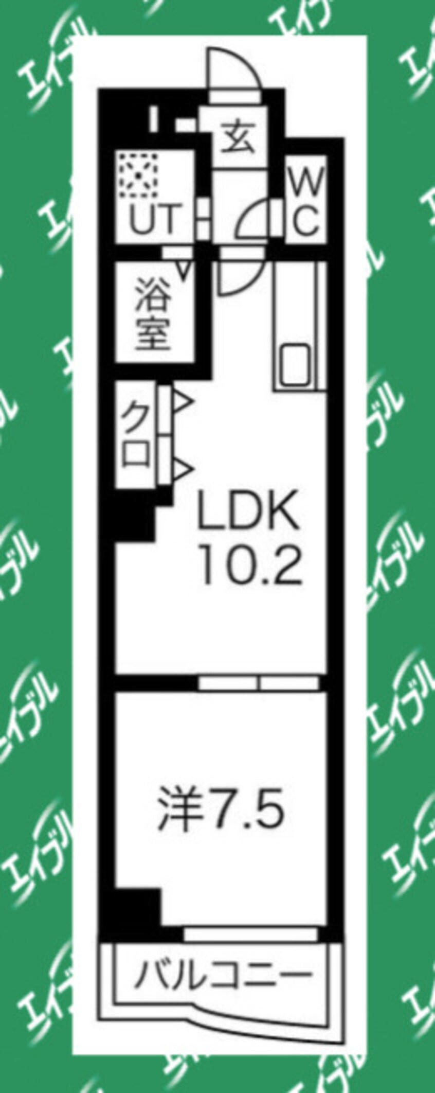 間取図 名古屋市営地下鉄東山線/新栄町駅 徒歩12分 3階 築20年