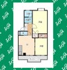 メゾン叶21 2LDKの間取り