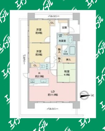 間取図 willDo黒川