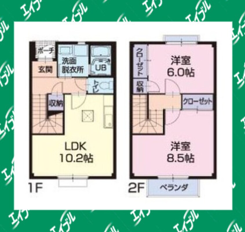 間取図 名鉄河和線/高横須賀駅 徒歩3分 1階 築14年