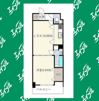 間取り図 名古屋市営地下鉄桜通線/桜本町駅 徒歩2分 9階 築19年