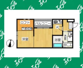 間取図 名鉄常滑線・空港線/道徳駅 徒歩2分 1階 築15年
