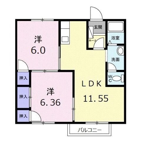 間取り図 ドミール名西