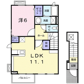 間取図 リバーサイドカルム