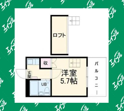間取り図 エスポワール錦