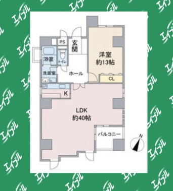 間取図 名古屋市営地下鉄東山線/伏見駅 徒歩10分 4階 築32年