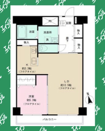 間取図 リベルテ鶴舞