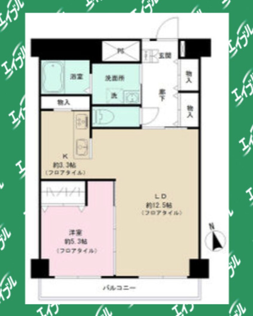 間取図 リベルテ鶴舞