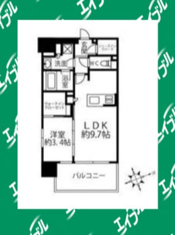 間取図 クリオラベルヴィ名古屋花の木