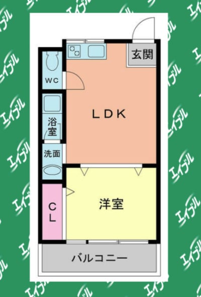間取り図 阪急神戸線/塚口駅 徒歩18分 3階 築47年