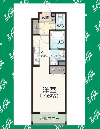 間取図 Luxter 柴田