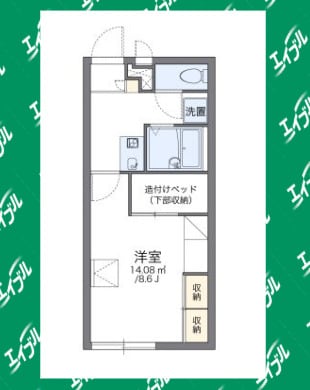 間取り図 レオパレスＫＡＪＩＴＡ