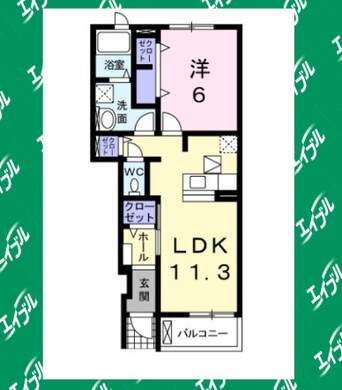 間取図 サンビレッジ前畑