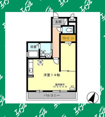 間取り図 シャローム　A棟