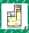 シャローム　A棟 1Rの間取り