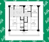 ビレッジハウス富木島6号棟 3DKの間取り