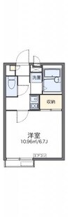 レオパレス長池 1Kの間取り
